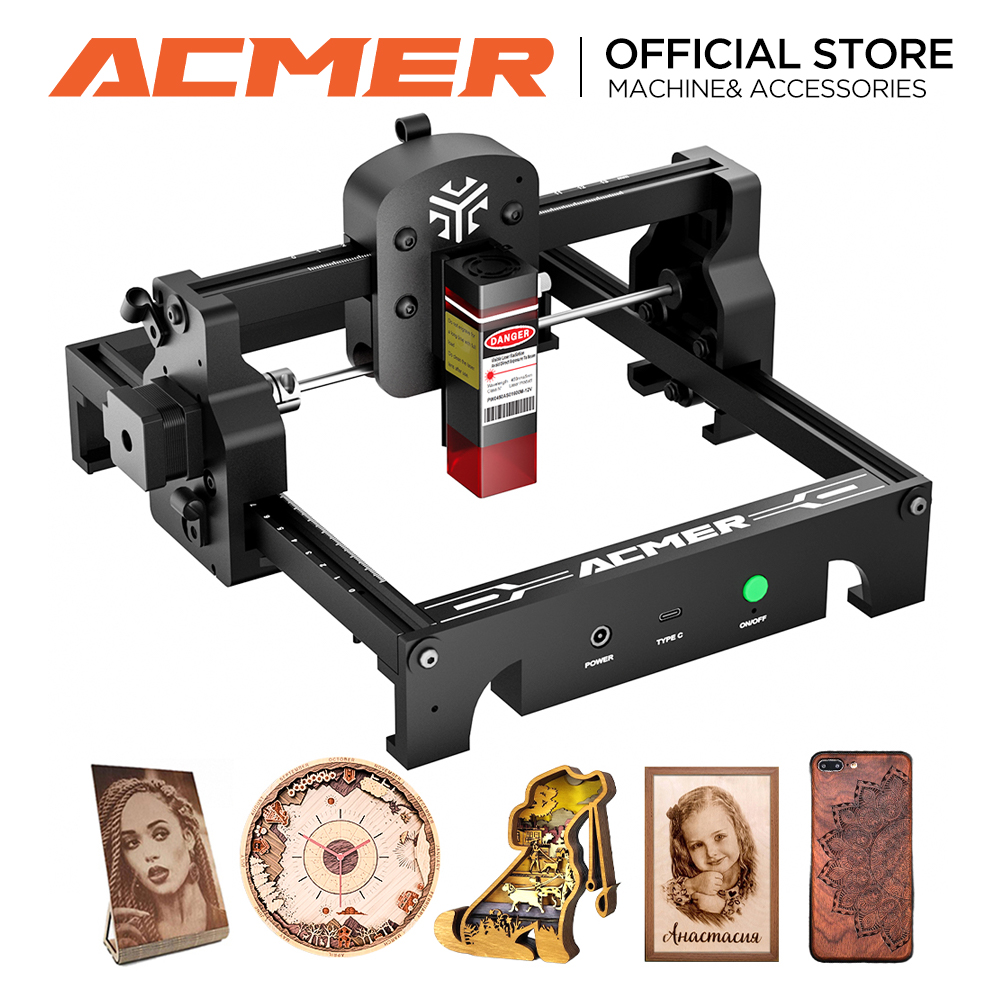Industrial Handheld Laser Engraver - ACMER S1 Laser Engraving 6W/3.5W/2.5W Mini