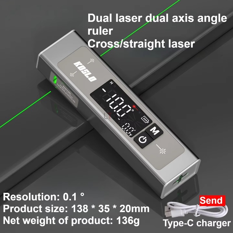 Dual Laser Digital Inclinomete - Industrial Laser Alignment 评论和价格