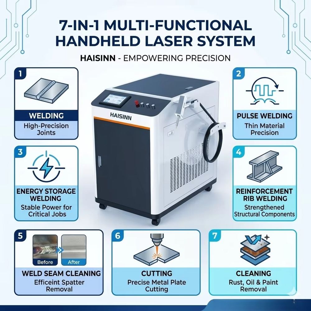 Industrial Handheld Fiber Lase - Industrial Laser Welding Machine Hand Held 评论和价格