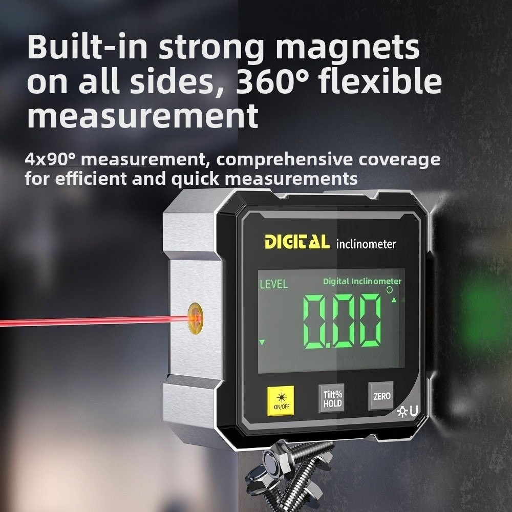 Four Sided Display Angle Gauge - Industrial Laser Alignment 评论和价格