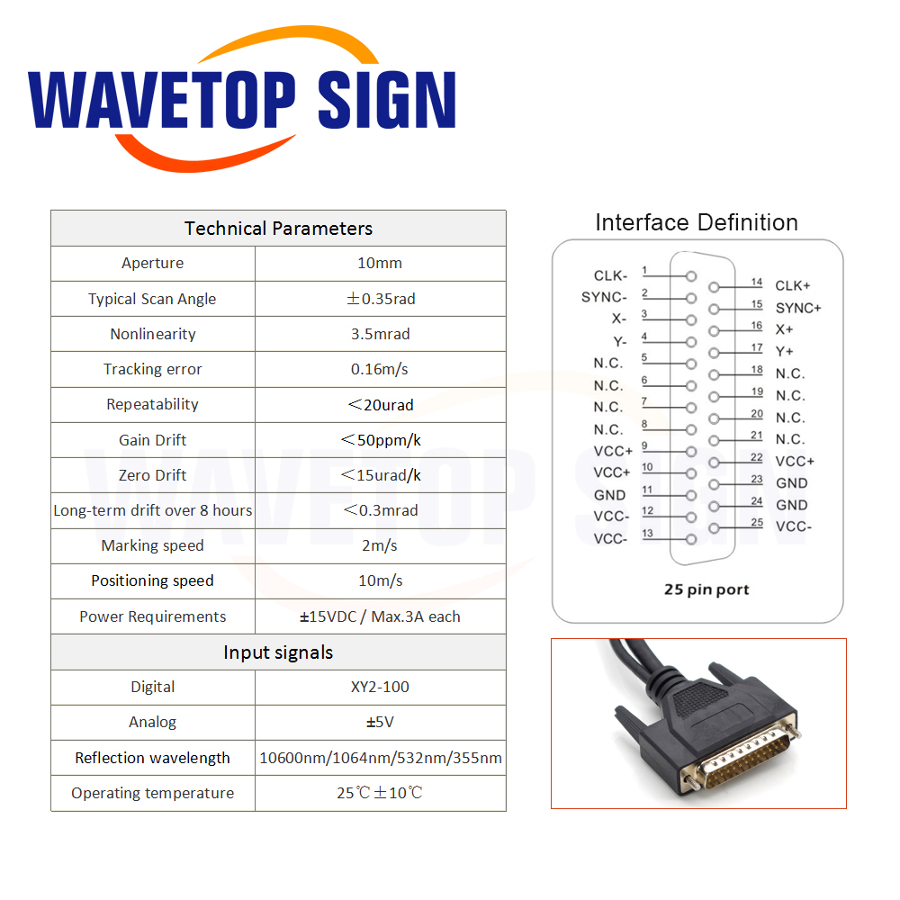 WaveTopSign 355nm Digital Lase - Galvo Scan Head 评论和价格