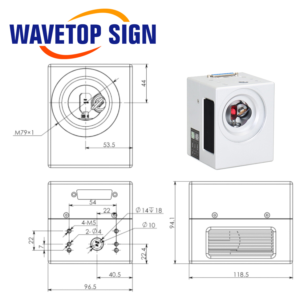WaveTopSign SG2206 355nm UV La - Galvo Scan Head 评论和价格