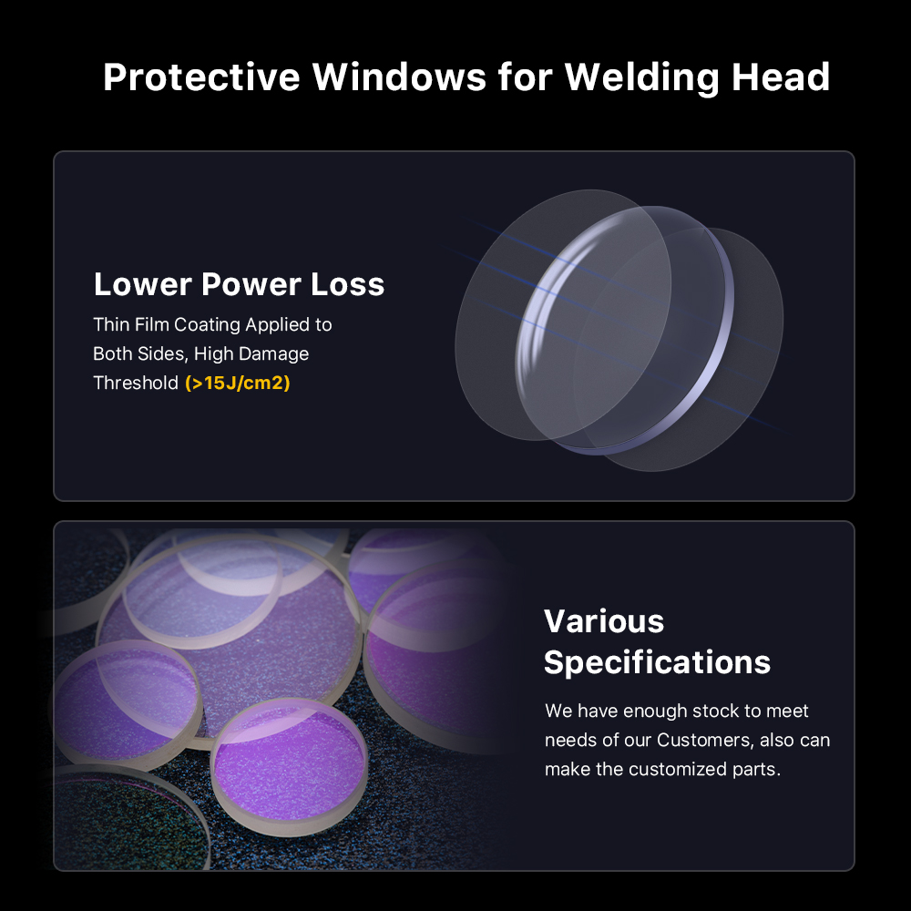 1/10/50/100PCS Fused Silica Pr - Industrial Laser Welder 评论和价格