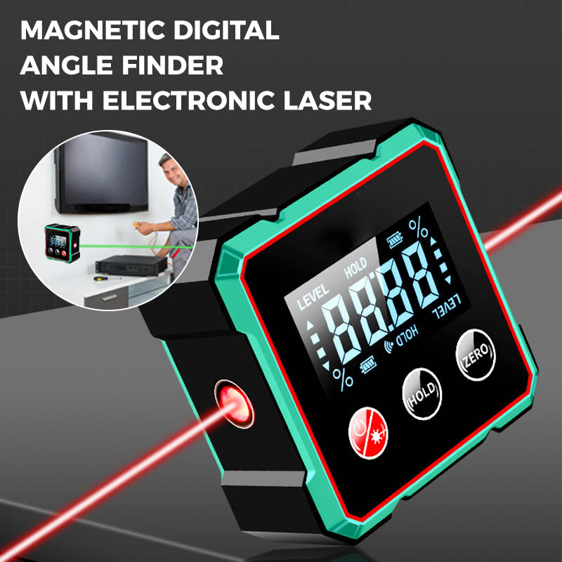 Digital Angle Finder with Lase - Industrial Laser Alignment 评论和价格
