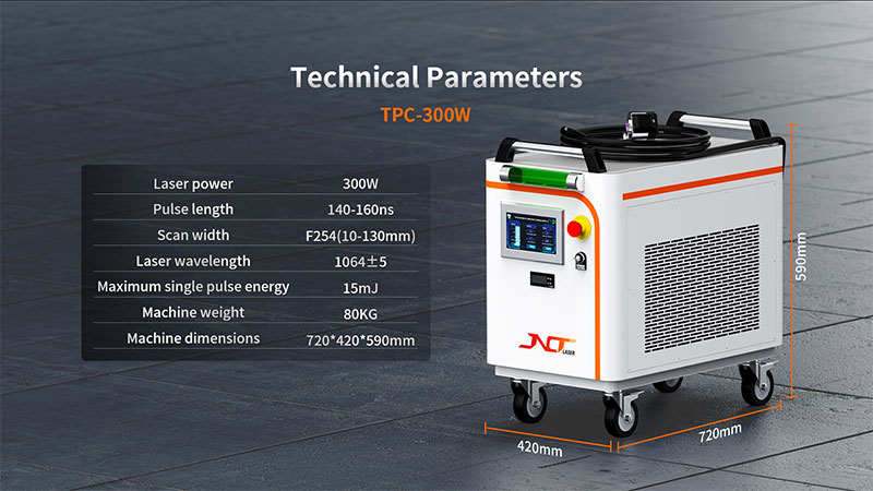 300W High Power Laser Cleaning - Industrial Laser Varnish Remover 评论和价格