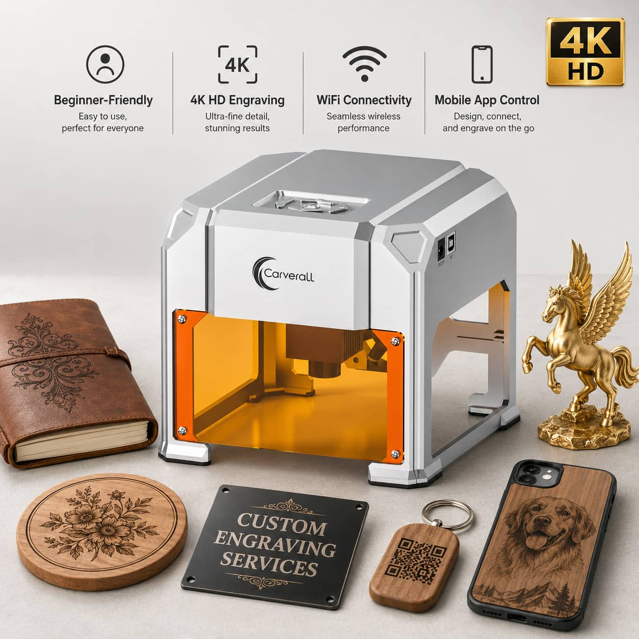Carverall Laser Engraver Machi - Industrial Handheld Laser Engraver 评论和价格