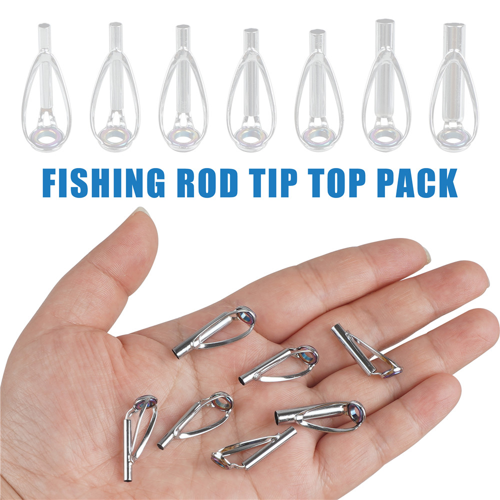 10Pcs Fishing Rod Guide Tips R - Industrial Laser Line 评论和价格